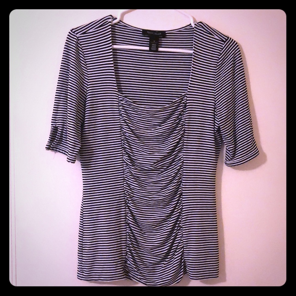 White House Black Market Striped Top